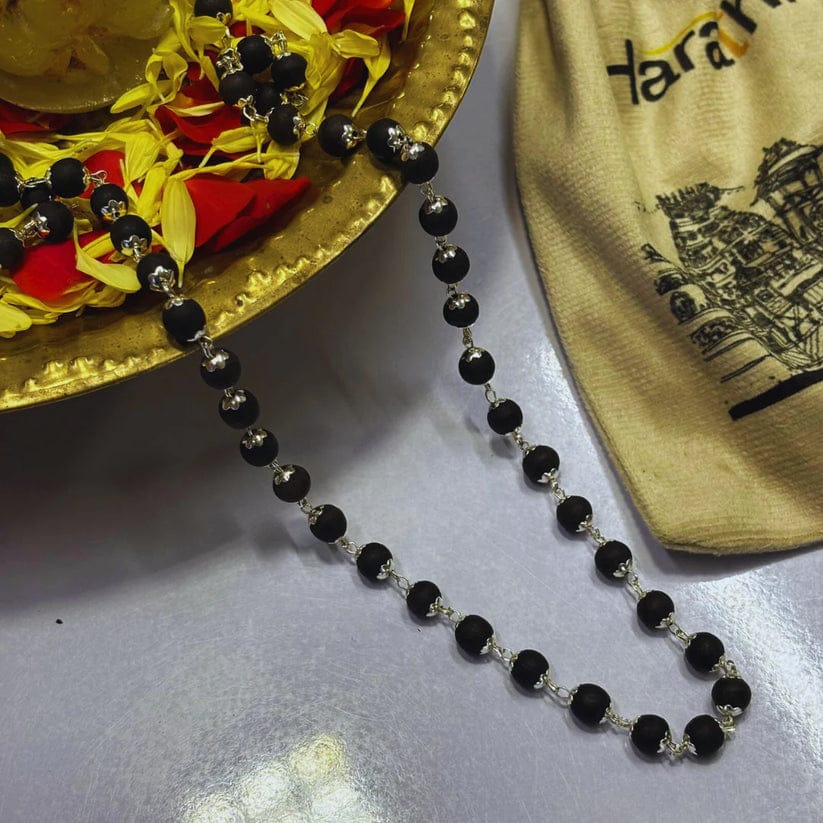 Original Karungali Malai – 108 Ebony Blackwood Beads (Lab Tested and Government Certified)